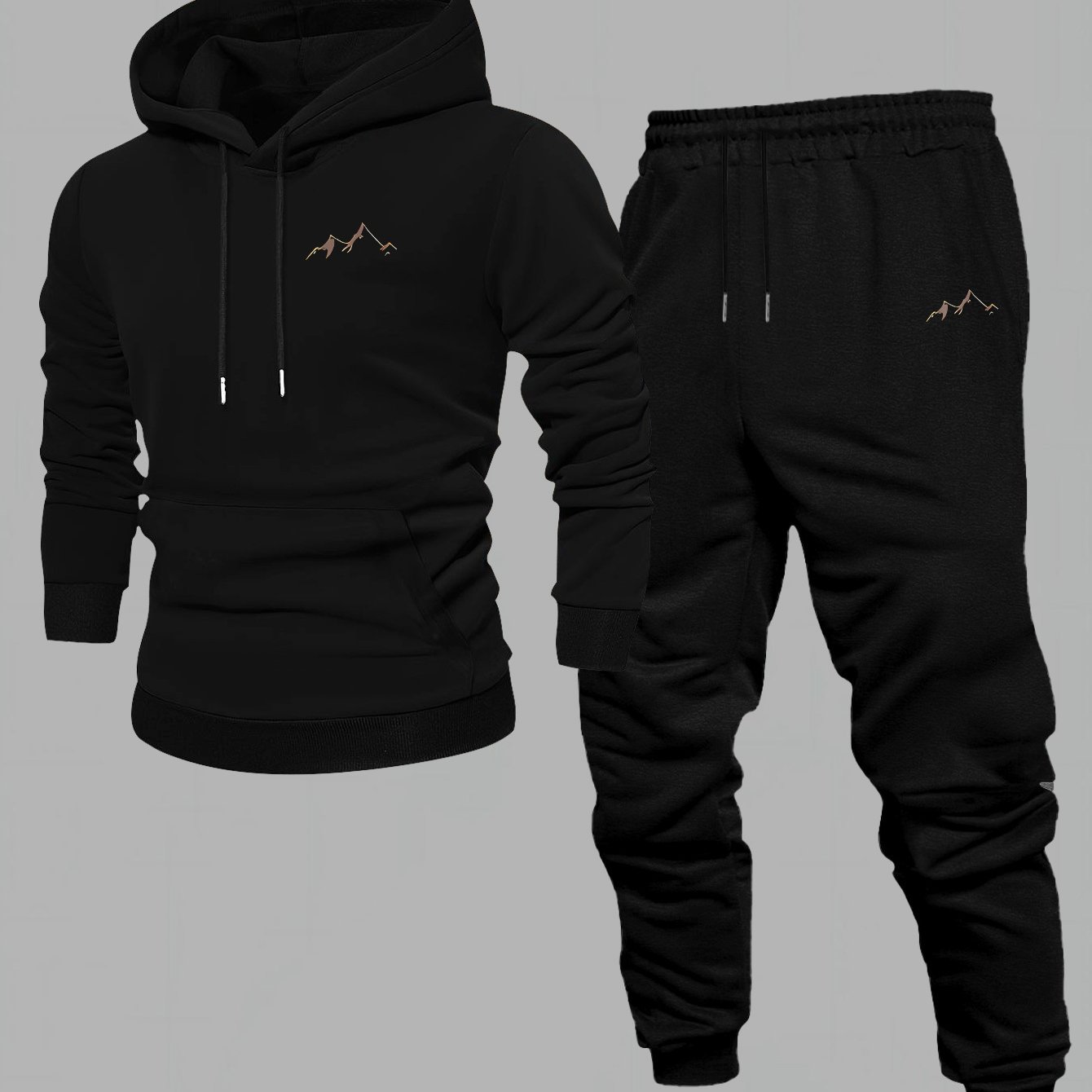 Street Fashion Outfit - Men Spring Autumn Tracksuit Loose Hoodie