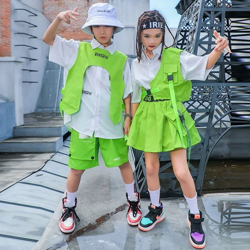 Street Fashion For Boy - Fashion Children Streetwear Hip Hop Costumes