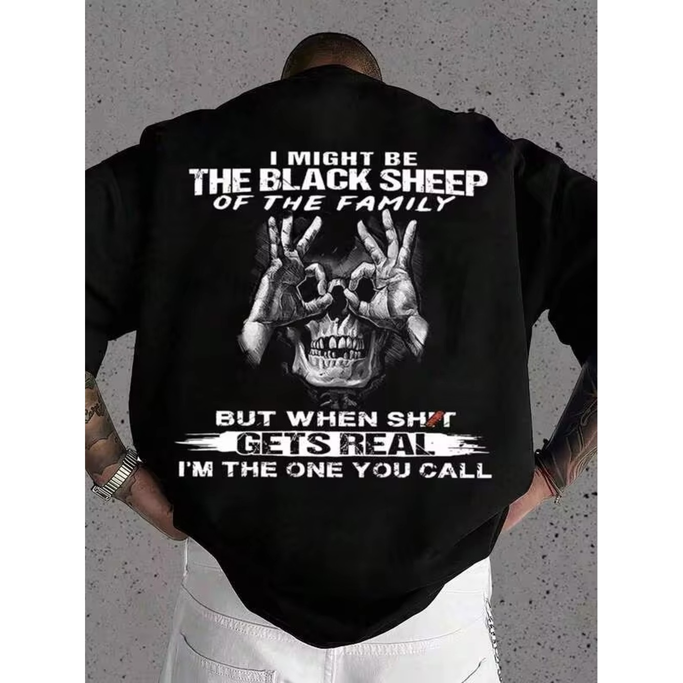 Italy Fashion Street - Warning Slogan, Clothing, Graphic Tee, Funny