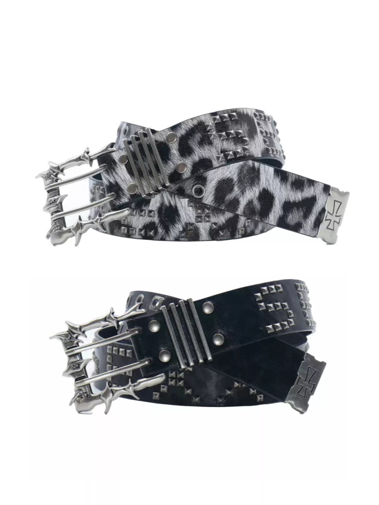 Street Fashion Logo Design - Original Design Leopard Print Logo Rivet