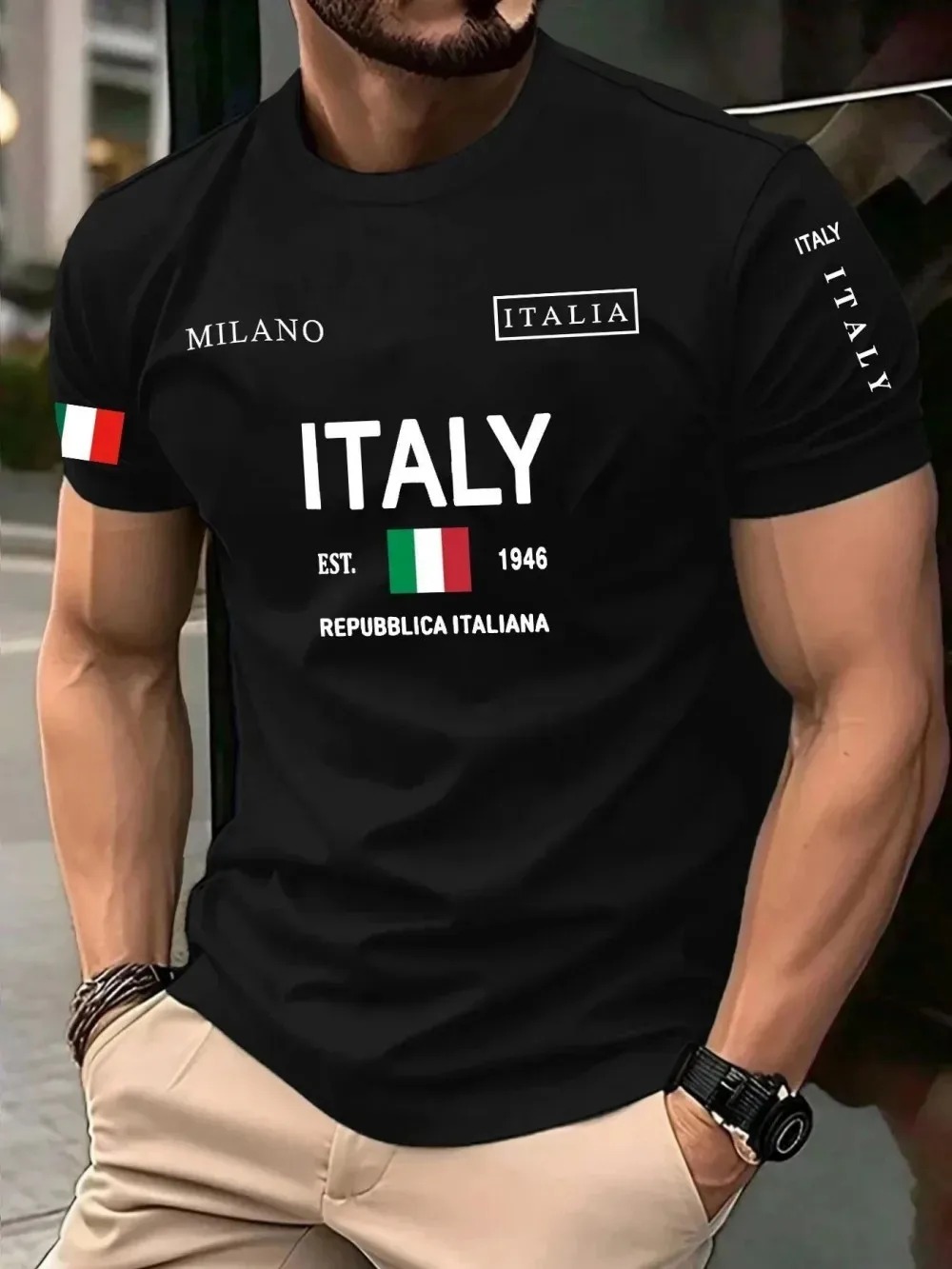 Street Fashion Milan - 3D Print European American Fashion Trend