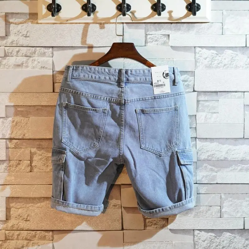 Cargo Pant Wide - Loose Straight Short Jeans Pants for