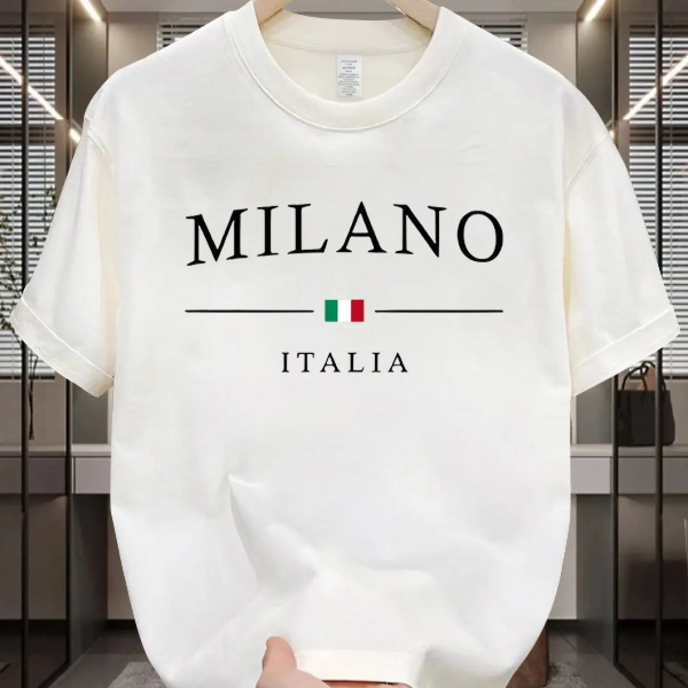 Street Fashion Milan - Milan Italia Men's T-shirt Italian Fashion
