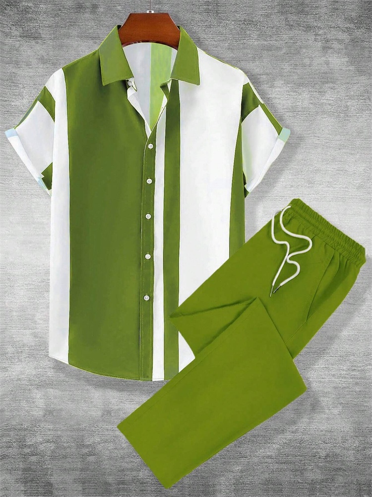 Street Fashion Trend 2025 - 2025 Autumn Simple Striped 3D Printed