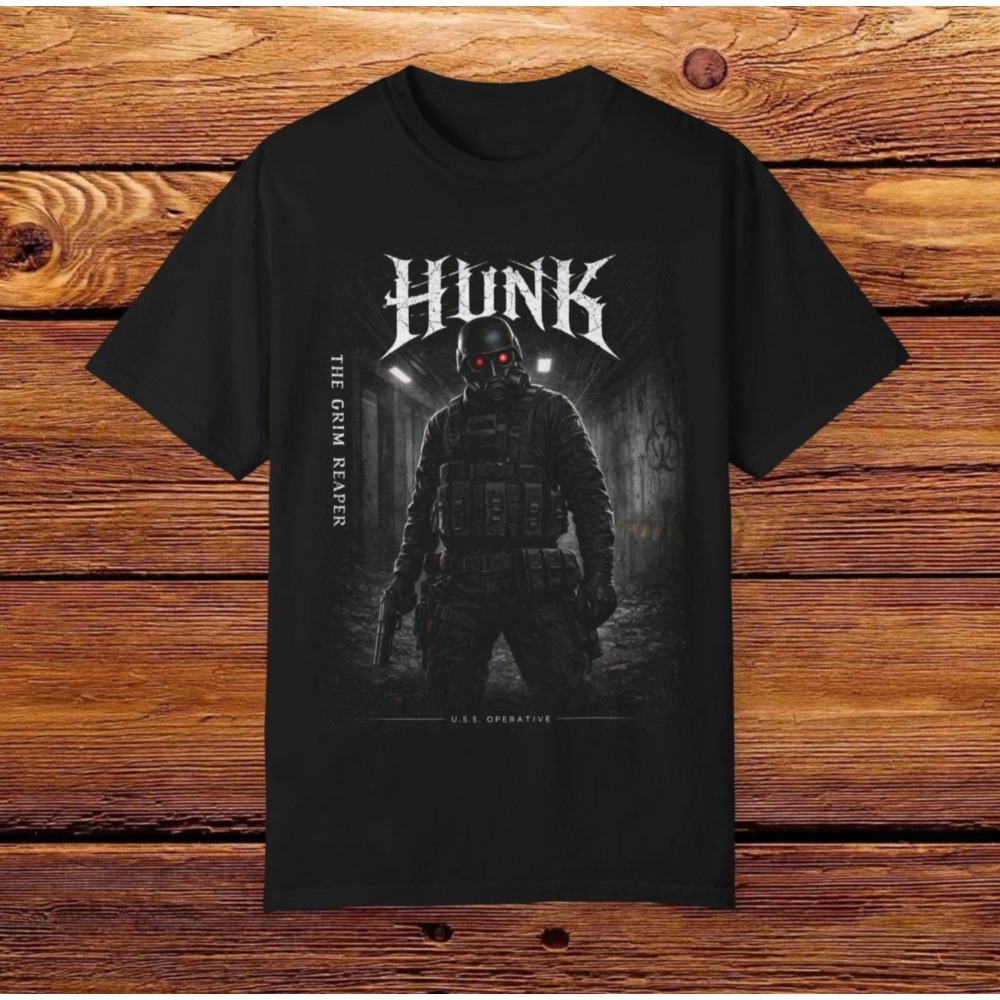 Street Fashion Game - Vintage HUNK Graphic Tee Soft Classic