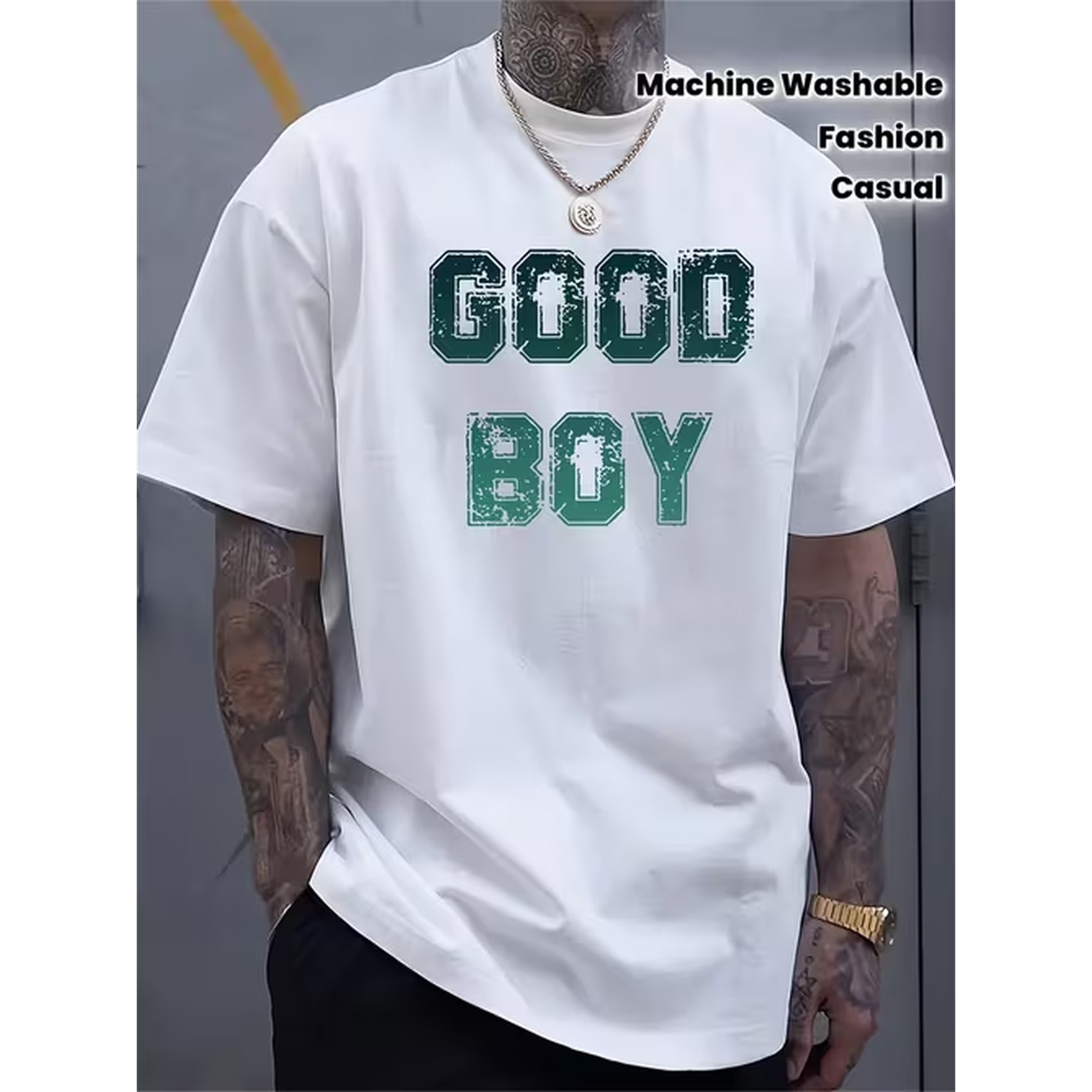 Italy Fashion Street - item picture mens pattern t shirt