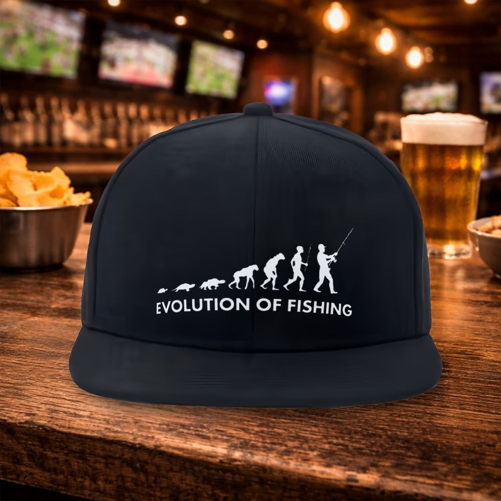 Street Fashion Evolution - 2026 Fishing Evolution Pattern Flat Brim