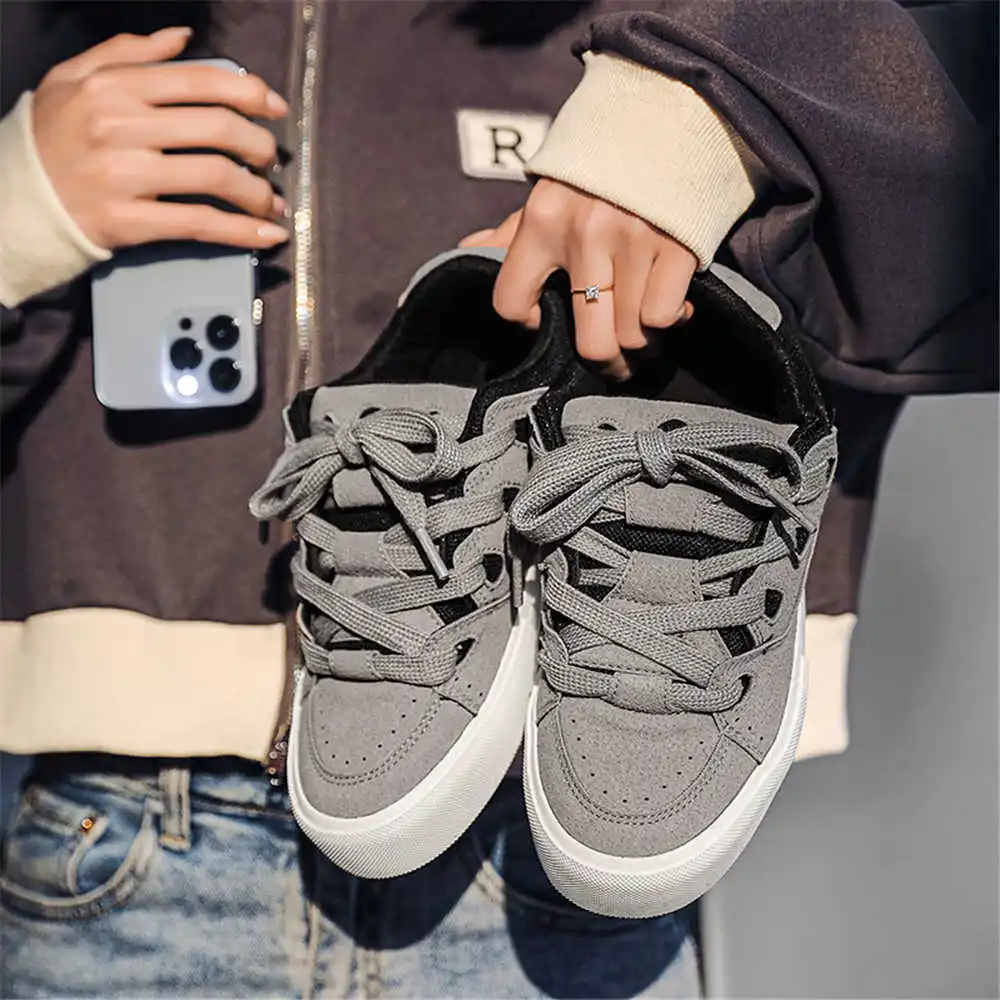 Street Fashion In Vietnam - With Lacing Hiphop Women's School Shoes
