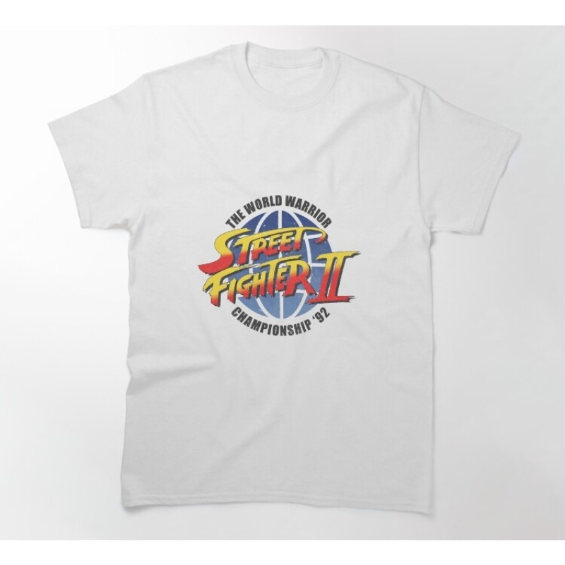 Street Fashion Game - Street Fighter II 92 Logo Print