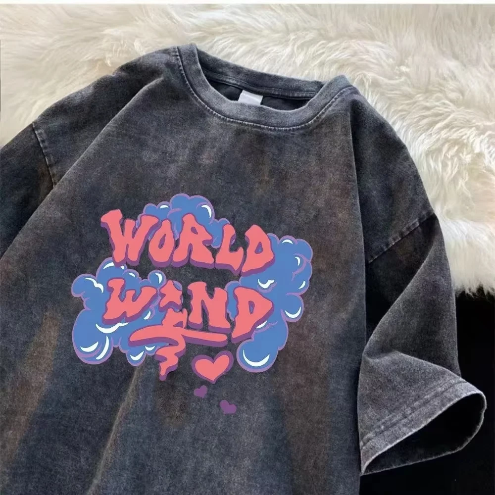 2025 Water-wash vintage t-shir - огляд і ціна Street Fashion Trend 2025