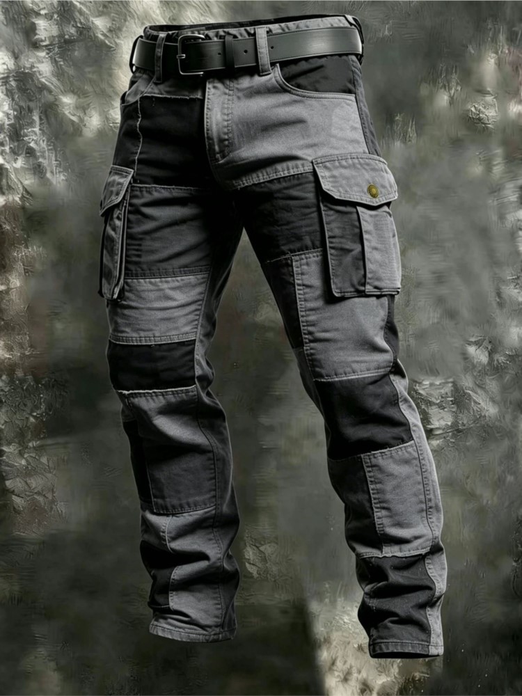 Cotton Men Cargo Pants Khaki C - огляд і ціна Cargo Pant Wide