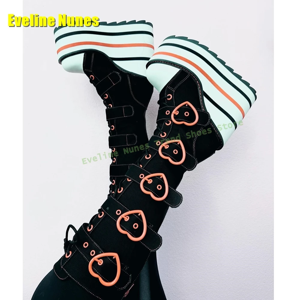 Heart Shaped Buckle Platform B - огляд і ціна Street Fashion Trend 2025