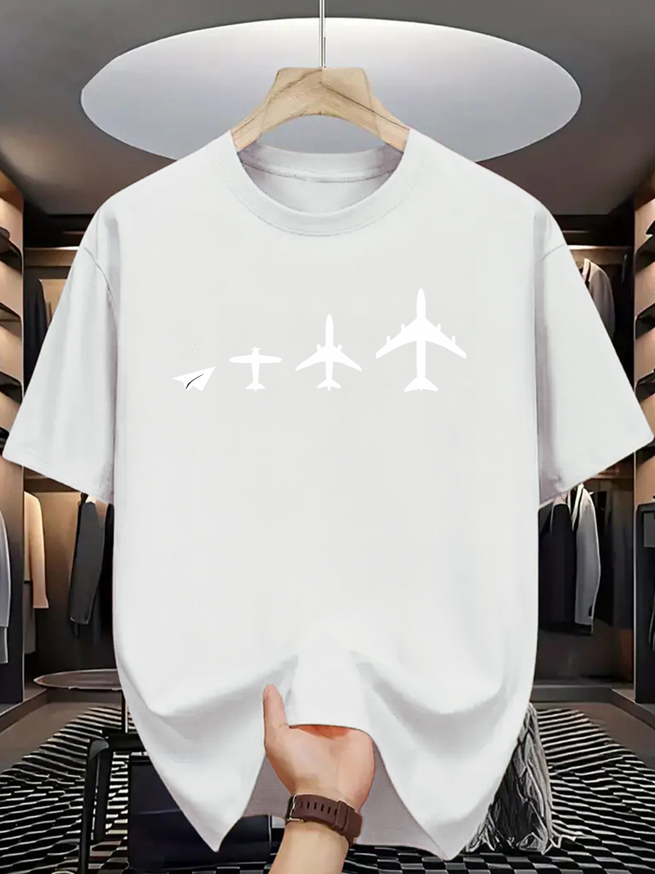 Plane Evolution Print Men Shor - огляд і ціна Street Fashion Evolution