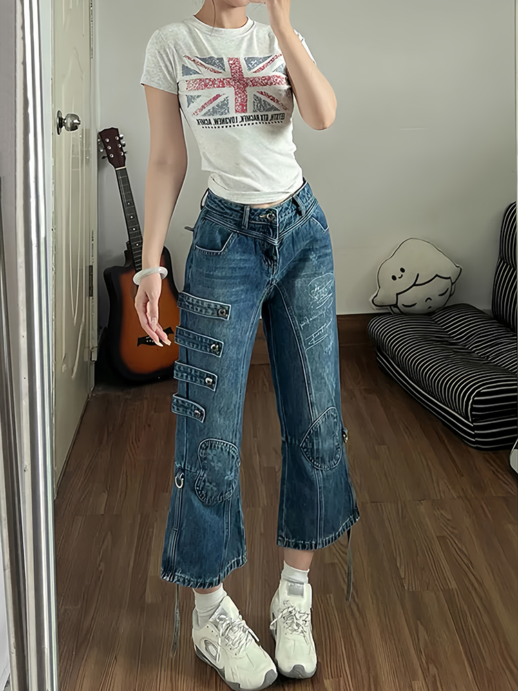 ReddaChic Women's Graffiti Pri - огляд і ціна Cargo Pant Wide