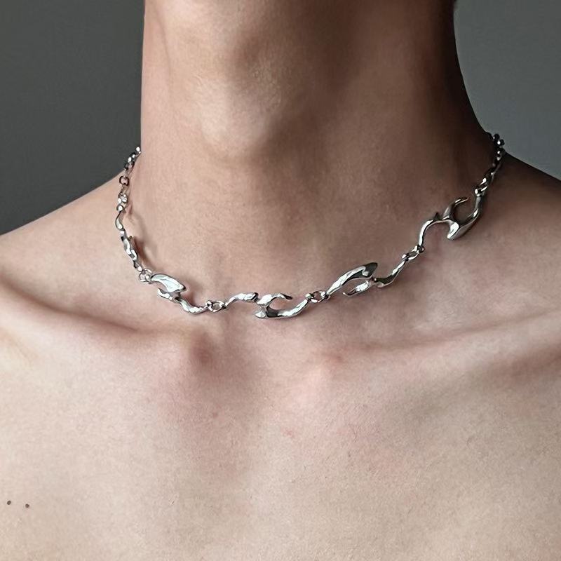Irregular Shaped Metal Necklac - огляд і ціна Street Fashion Trend 2025