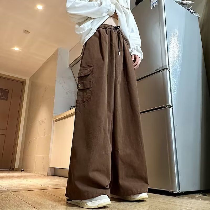 New Spring Summer Men's Retro  - огляд і ціна Cargo Pant Wide