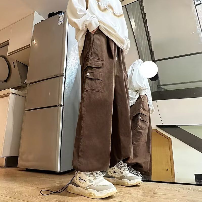 New Spring Summer Men's Retro  - огляд і ціна Cargo Pant Wide