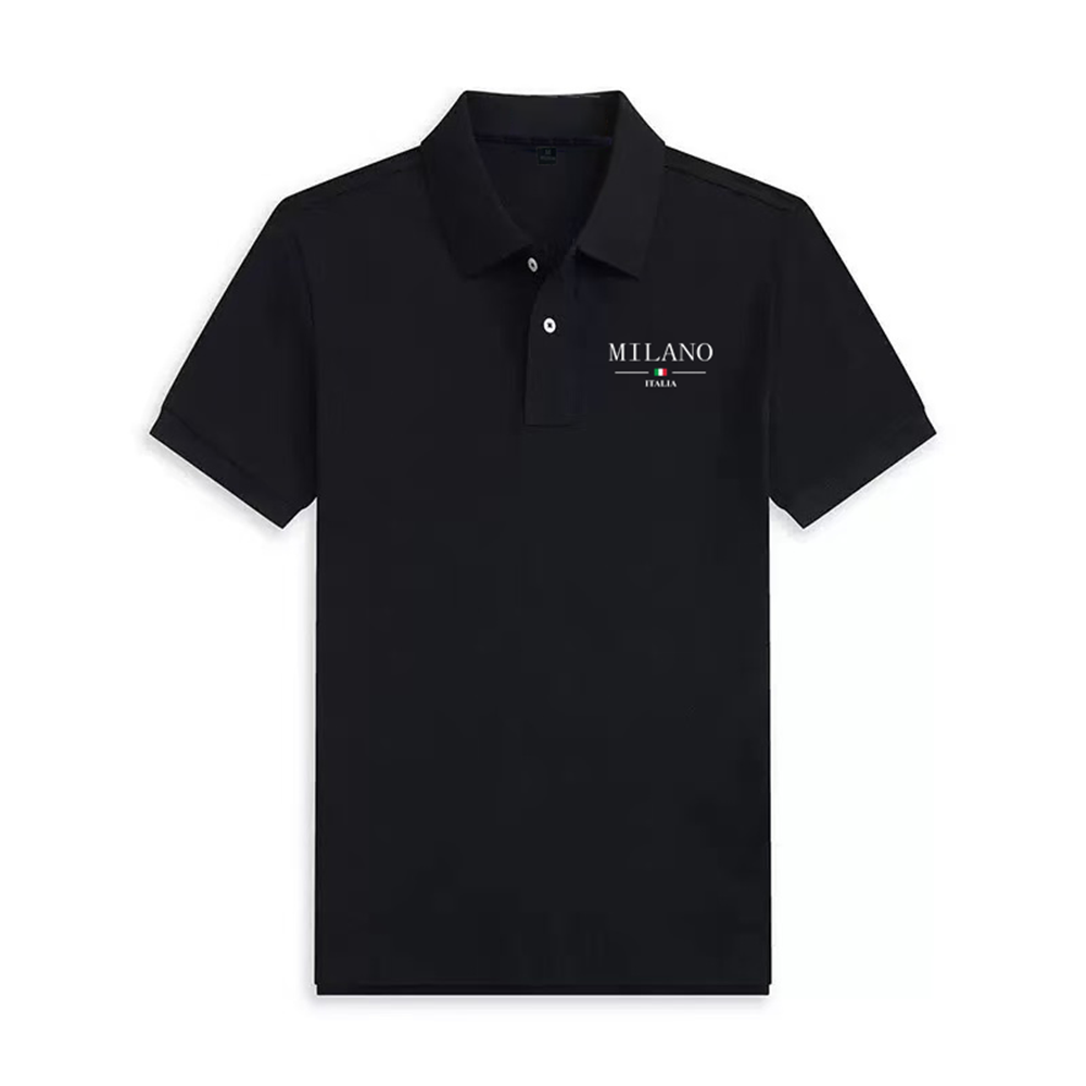 Milan print Men's summer polo  - огляд і ціна Street Fashion Milan