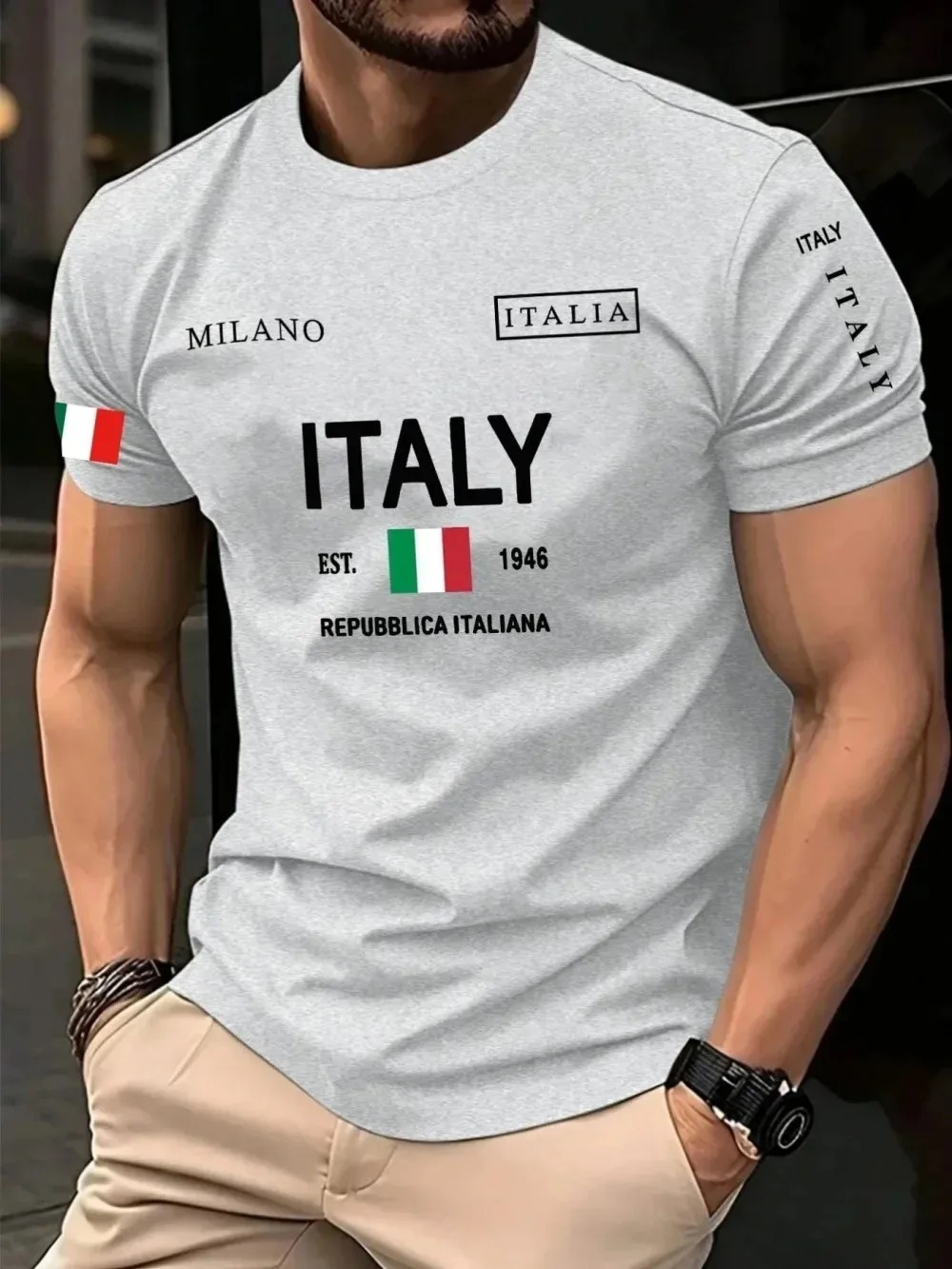 3D Print European  American Fa - огляд і ціна Street Fashion Milan
