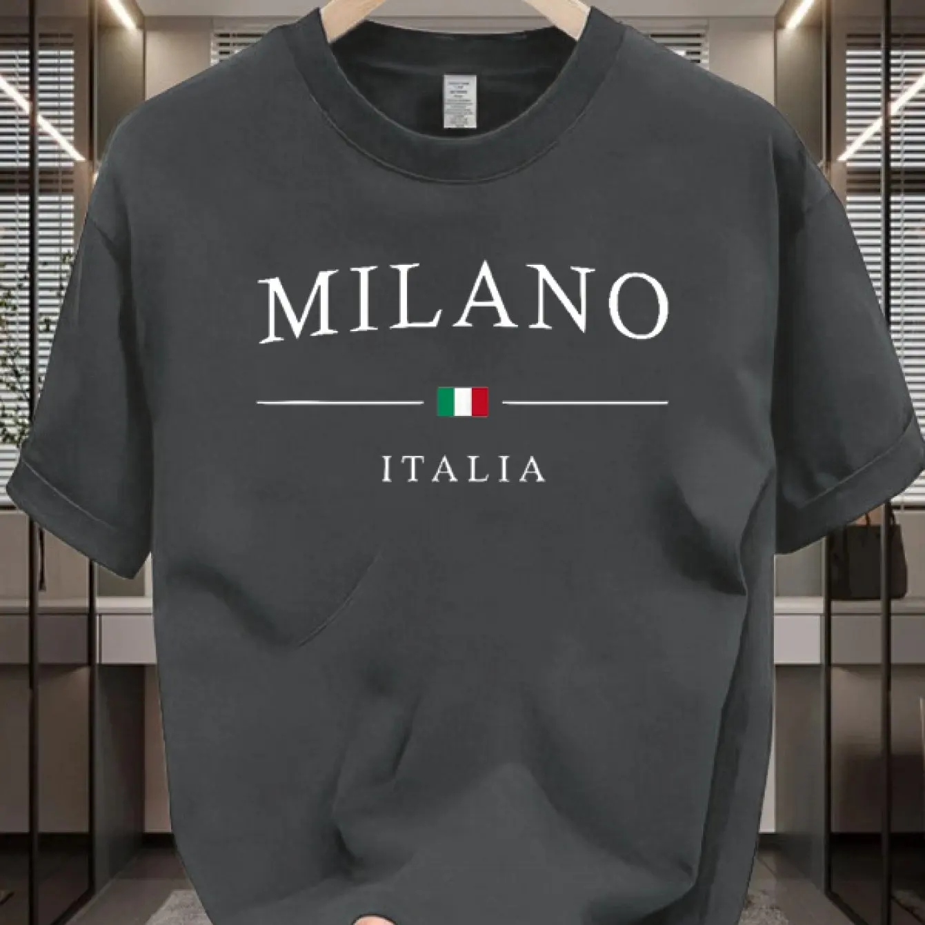 Milan Italia Men's T-shirt Ita - огляд і ціна Street Fashion Milan