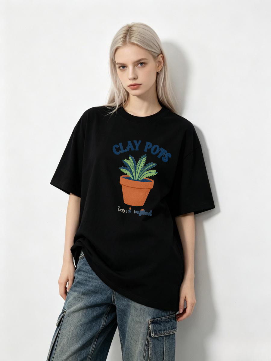 T Shirts Winter European Graph - огляд і ціна Street Fashion Logo Design