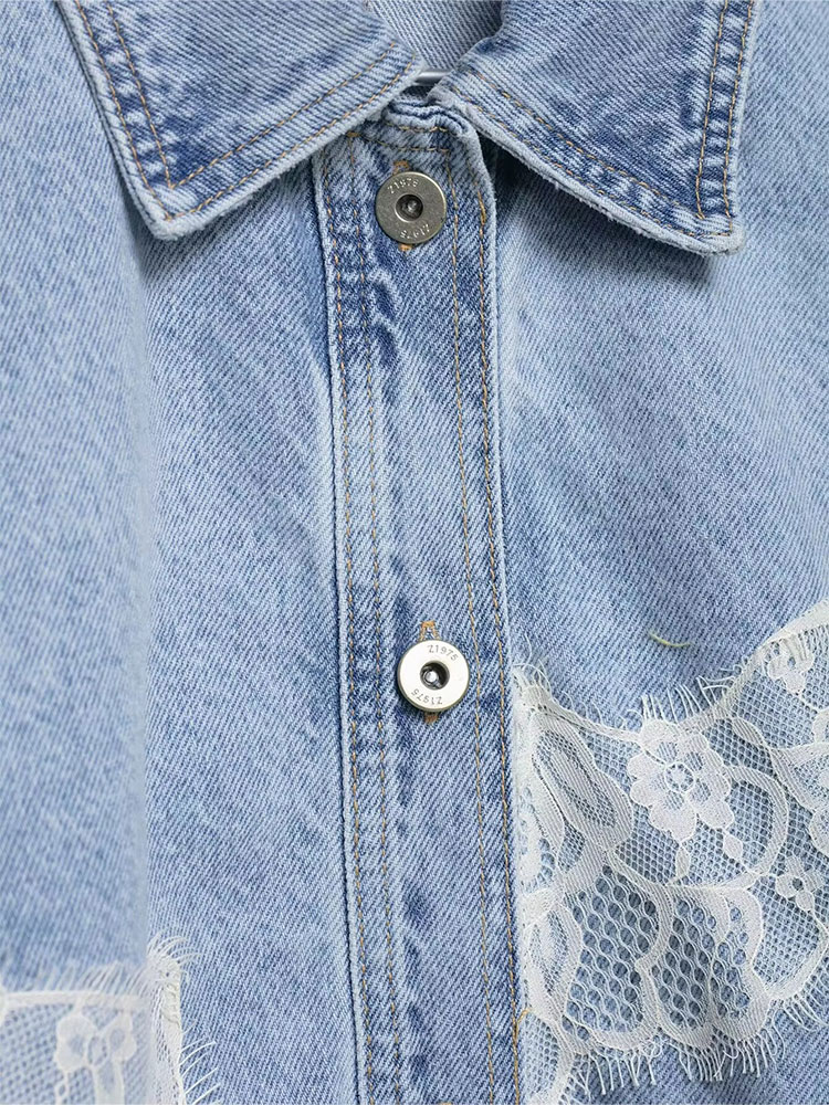 HH Elegant Women Blue Denim Ja - огляд і ціна Street Fashion Vintage
