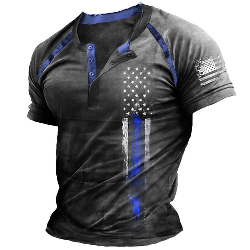 Funny 3D American Flag Print M - огляд і ціна Street Fashion Vintage