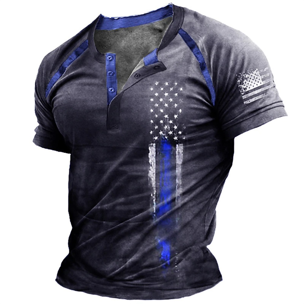 Funny 3D American Flag Print M - огляд і ціна Street Fashion Vintage