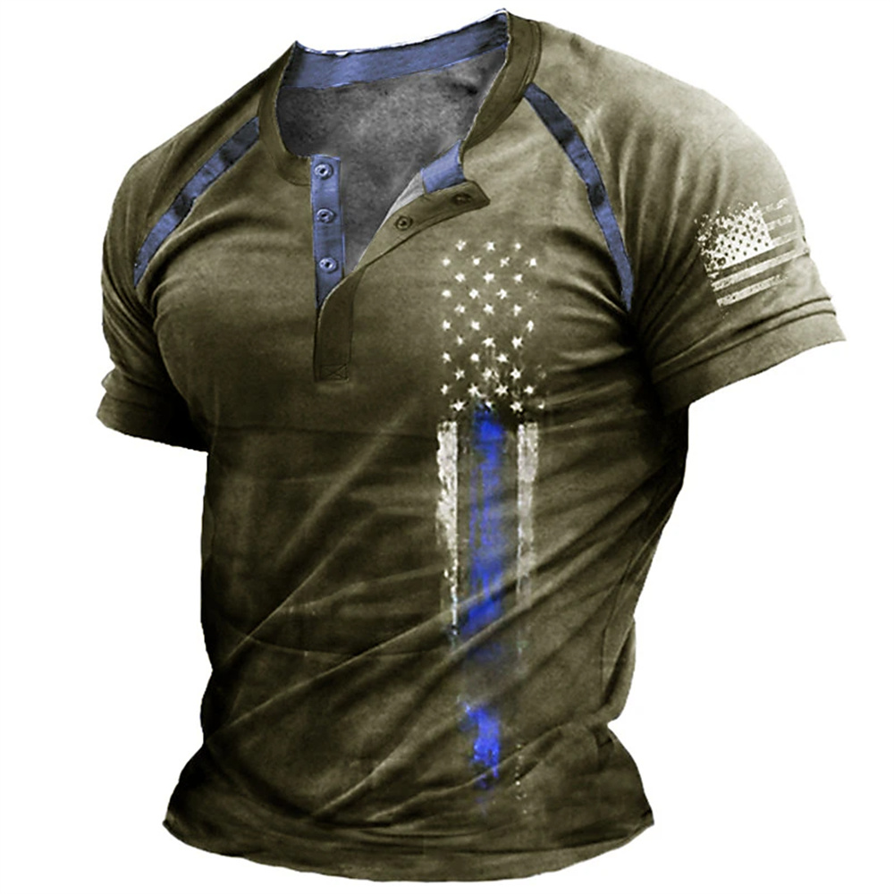 Funny 3D American Flag Print M - огляд і ціна Street Fashion Vintage
