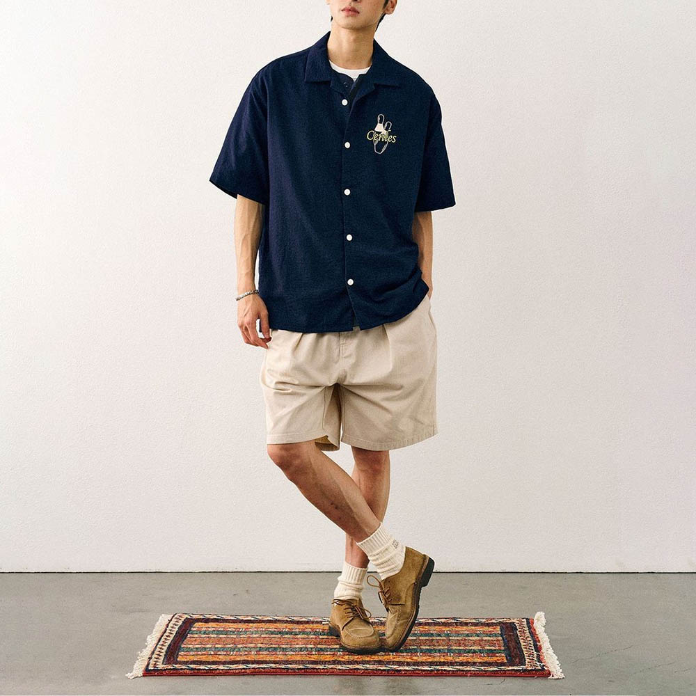 Men's Embroidered Short-Sleeve - огляд і ціна Street Fashion Trend 2025