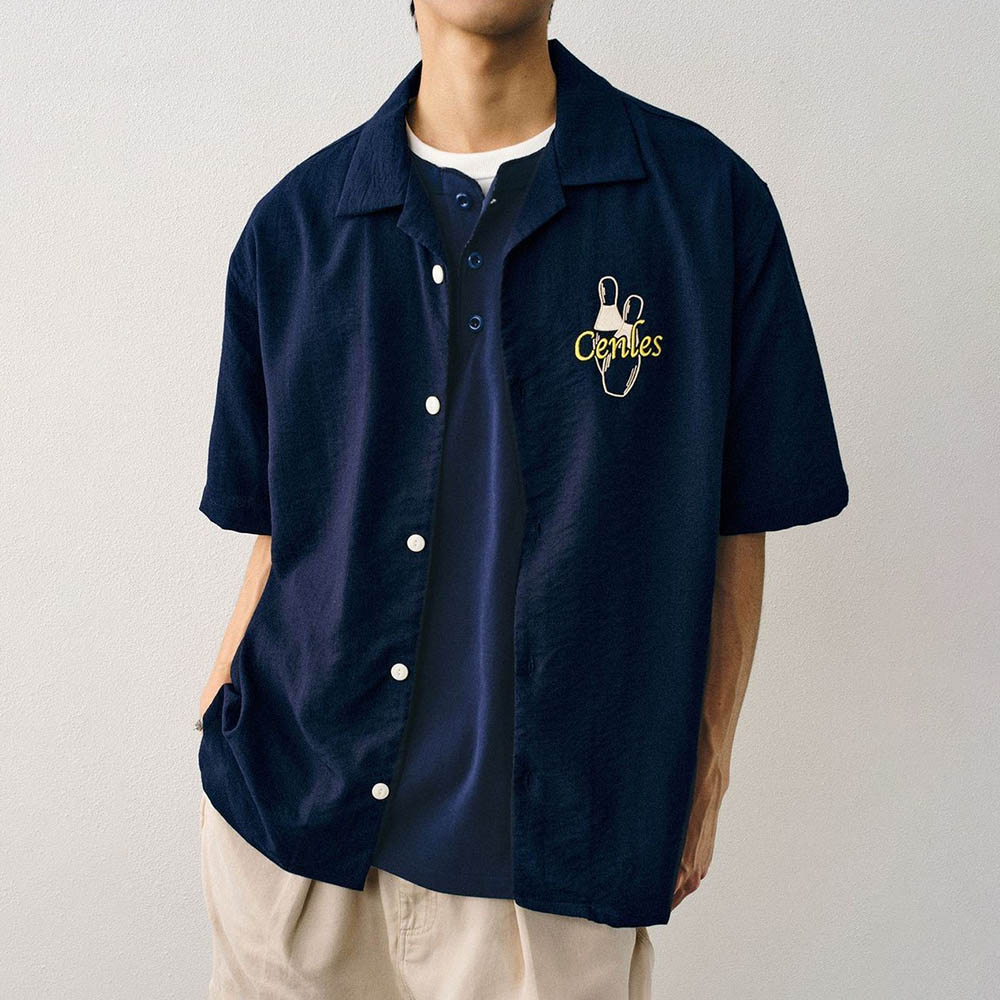 Men's Embroidered Short-Sleeve - огляд і ціна Street Fashion Trend 2025
