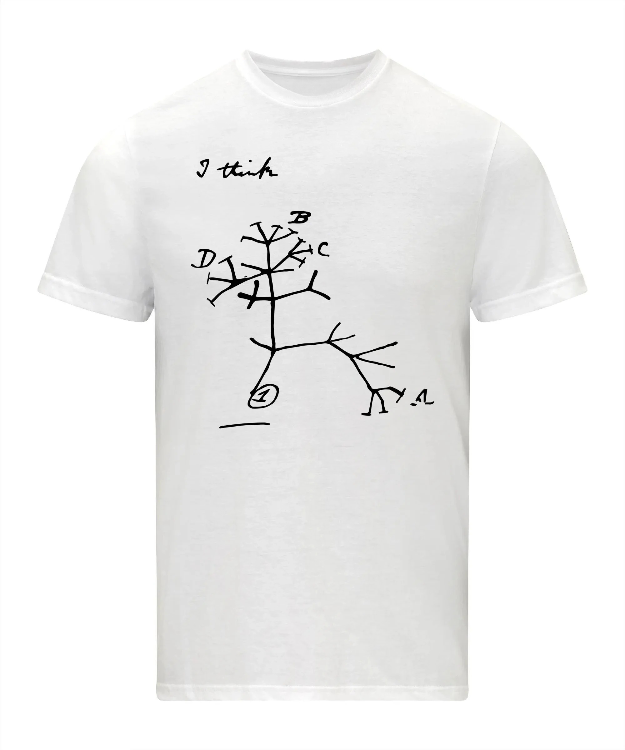 Darwin Tree of Life T Shirt Wh - огляд і ціна Street Fashion Evolution