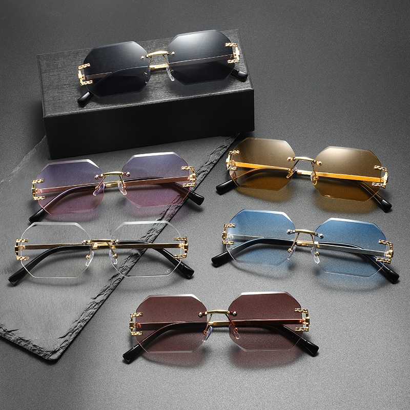 New small rectangular frameles - огляд і ціна Street Fashion Vintage
