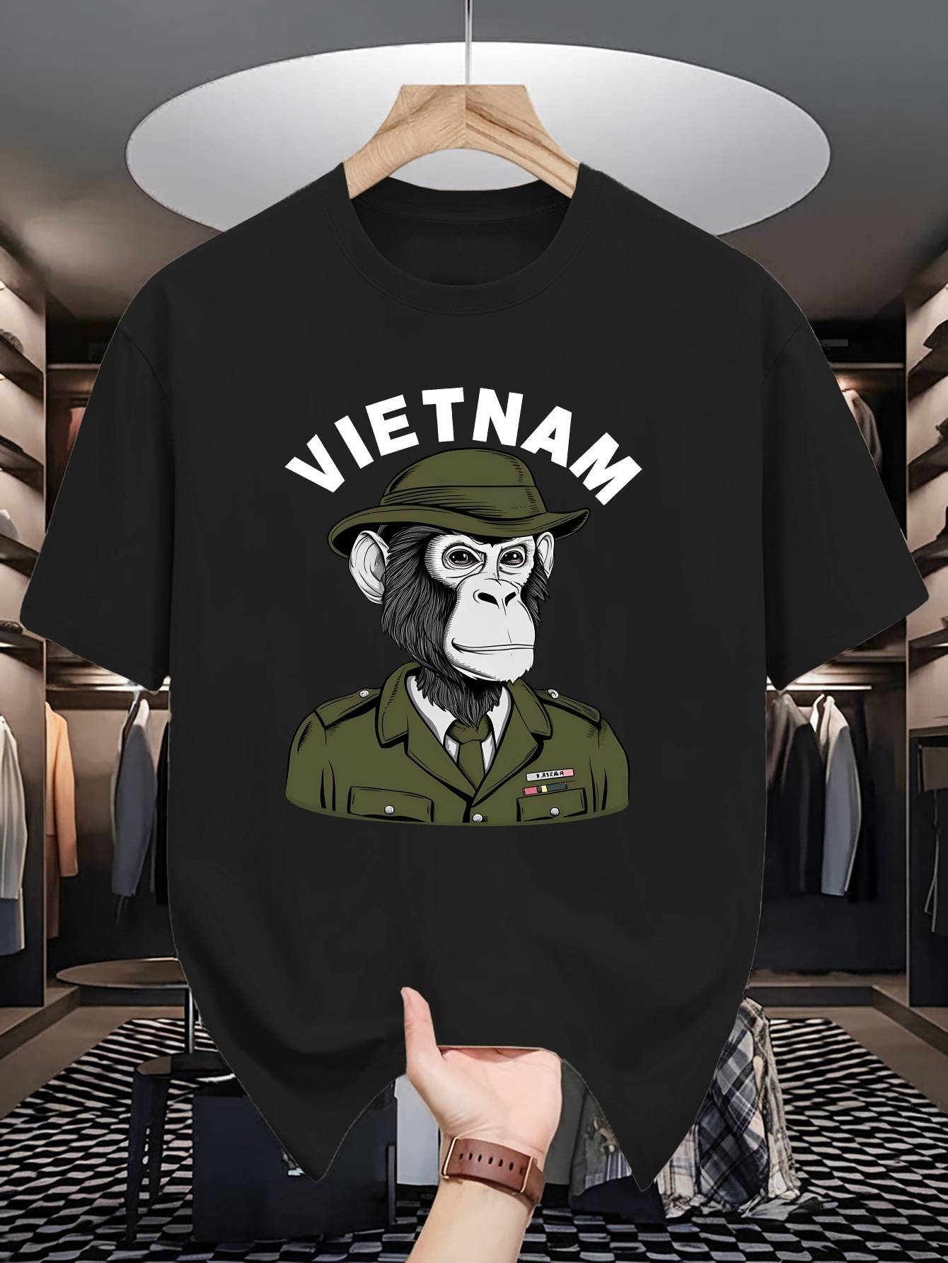 Men Cotton Tee Vietnam Militar - огляд і ціна Street Fashion In Vietnam