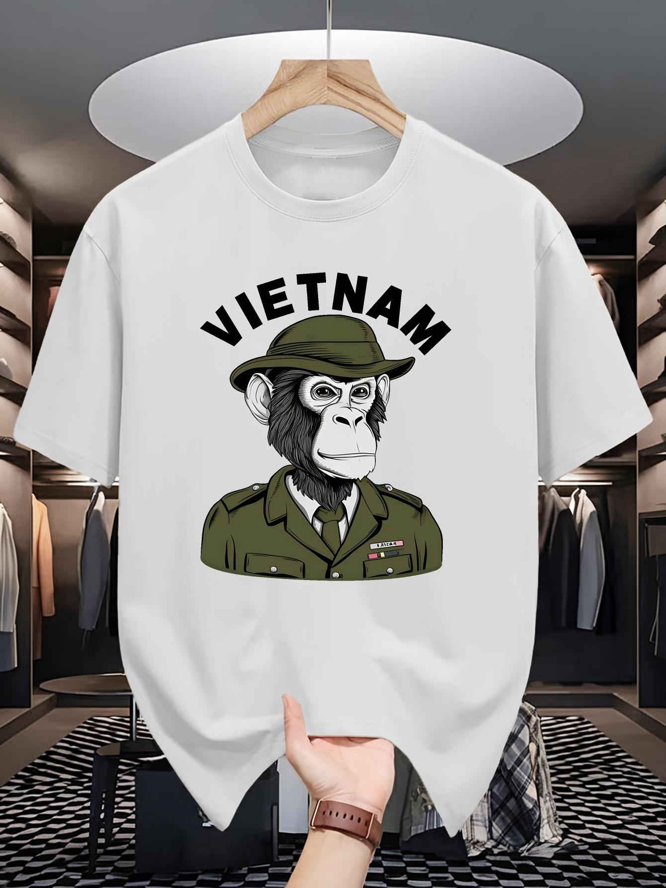 Men Cotton Tee Vietnam Militar - огляд і ціна Street Fashion In Vietnam