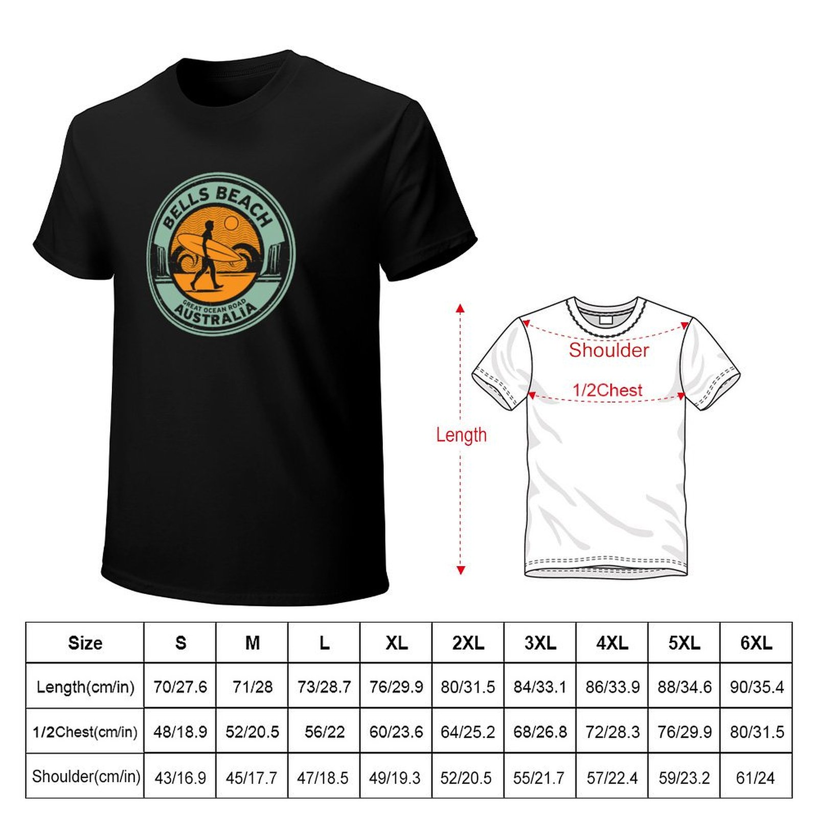 Bells Beach, Australia T-Shirt - огляд і ціна Street Fashion Australia