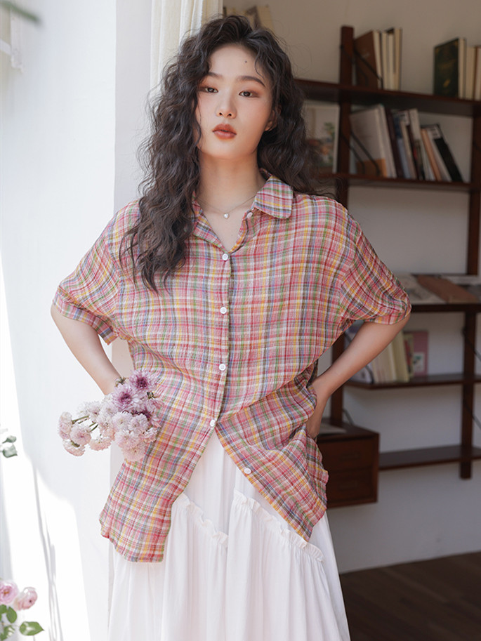 Summer New Women Turn-down Col - огляд і ціна Street Fashion Vintage
