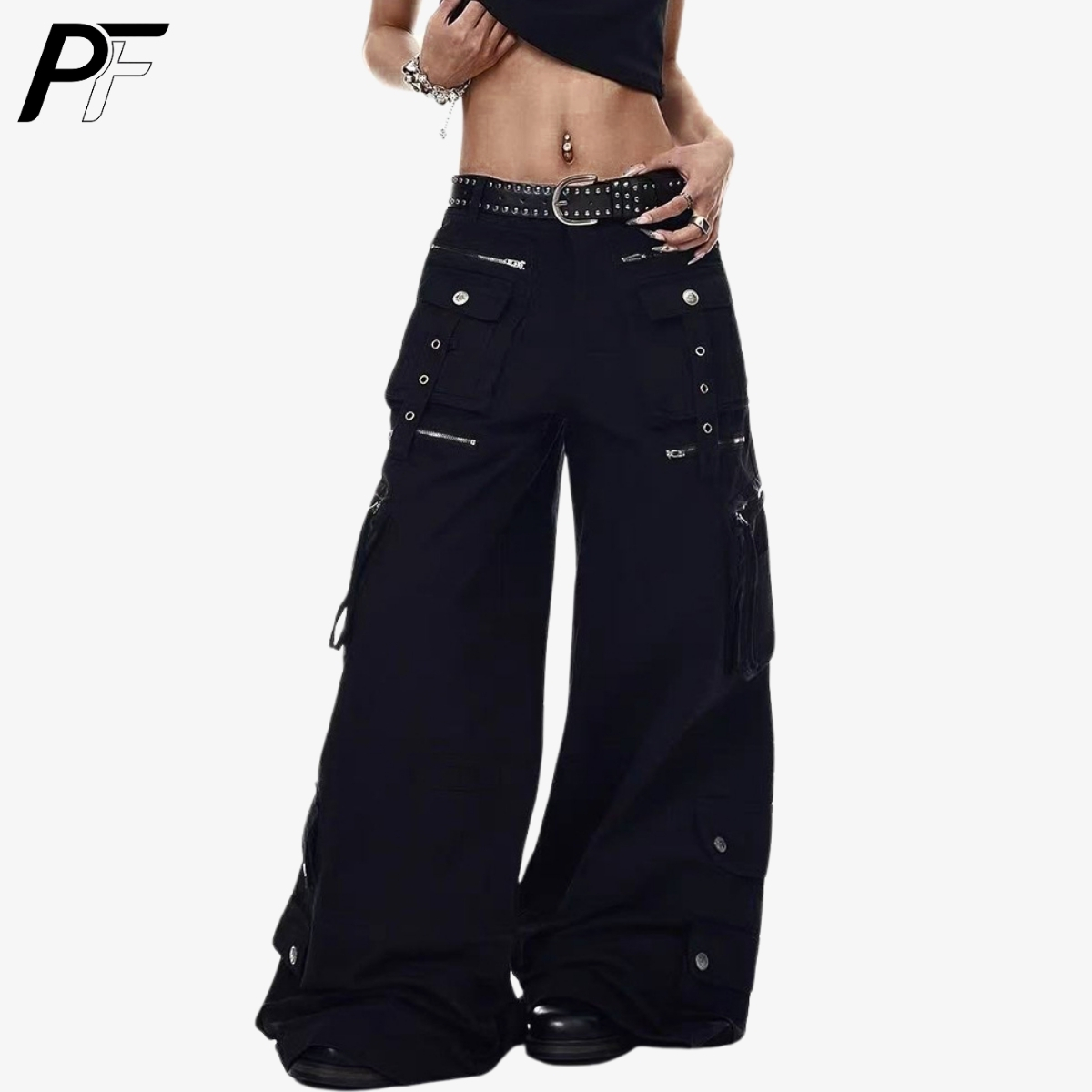 Grunge Techwear Wide Leg Cargo - огляд і ціна Cargo Pant Wide