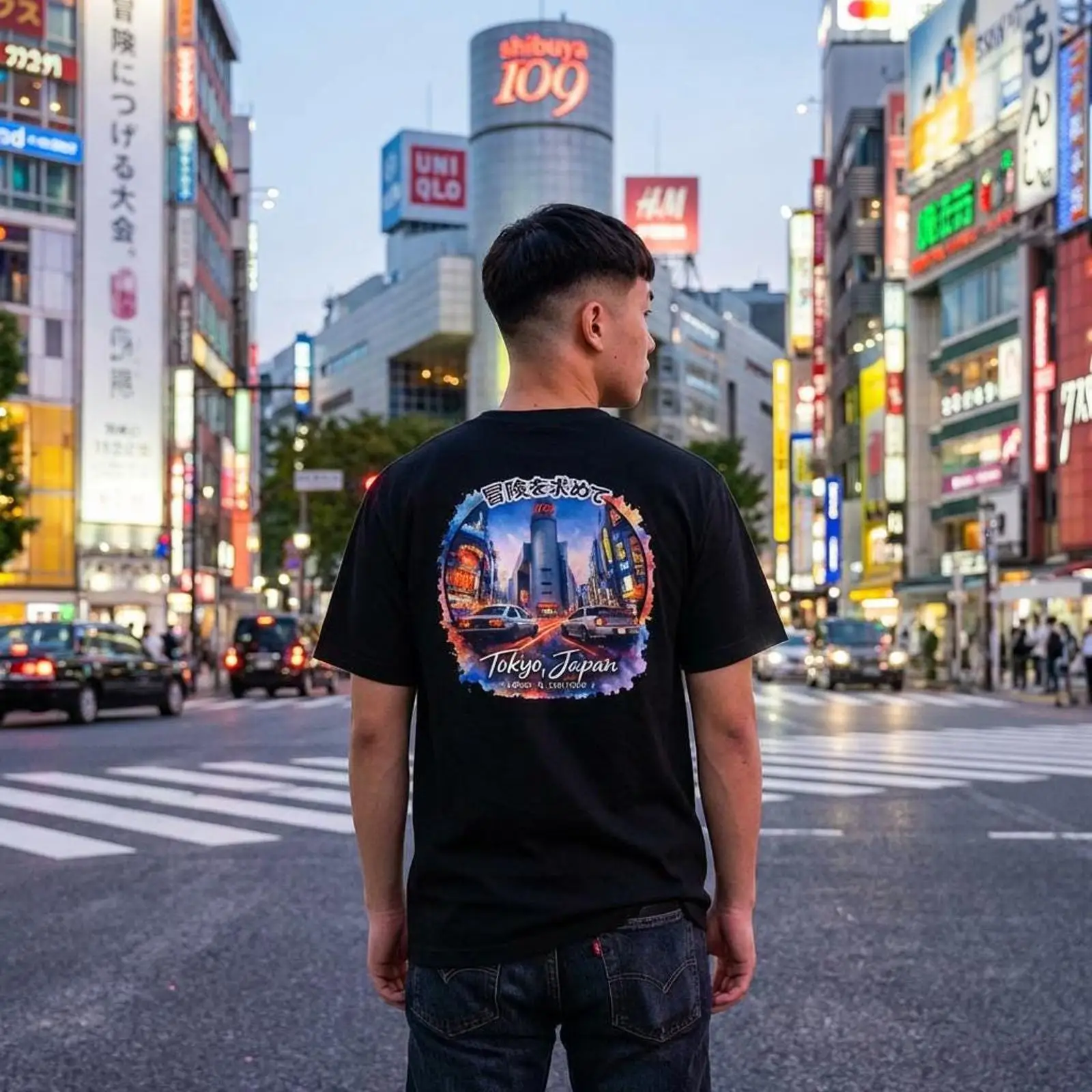Shibuya Tokyo Japan Drifting T - огляд і ціна Street Fashion Shibuya