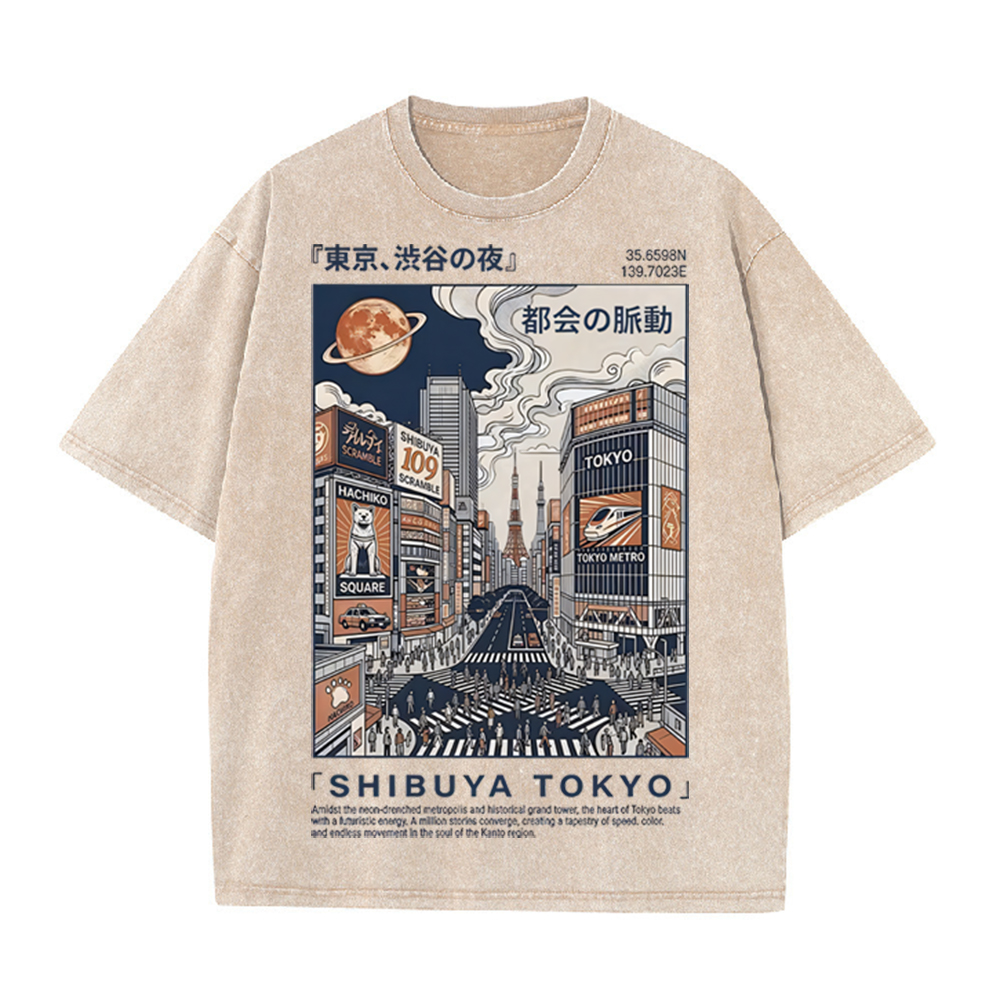 2026 Vintage Washed Beige Toky - огляд і ціна Street Fashion Shibuya