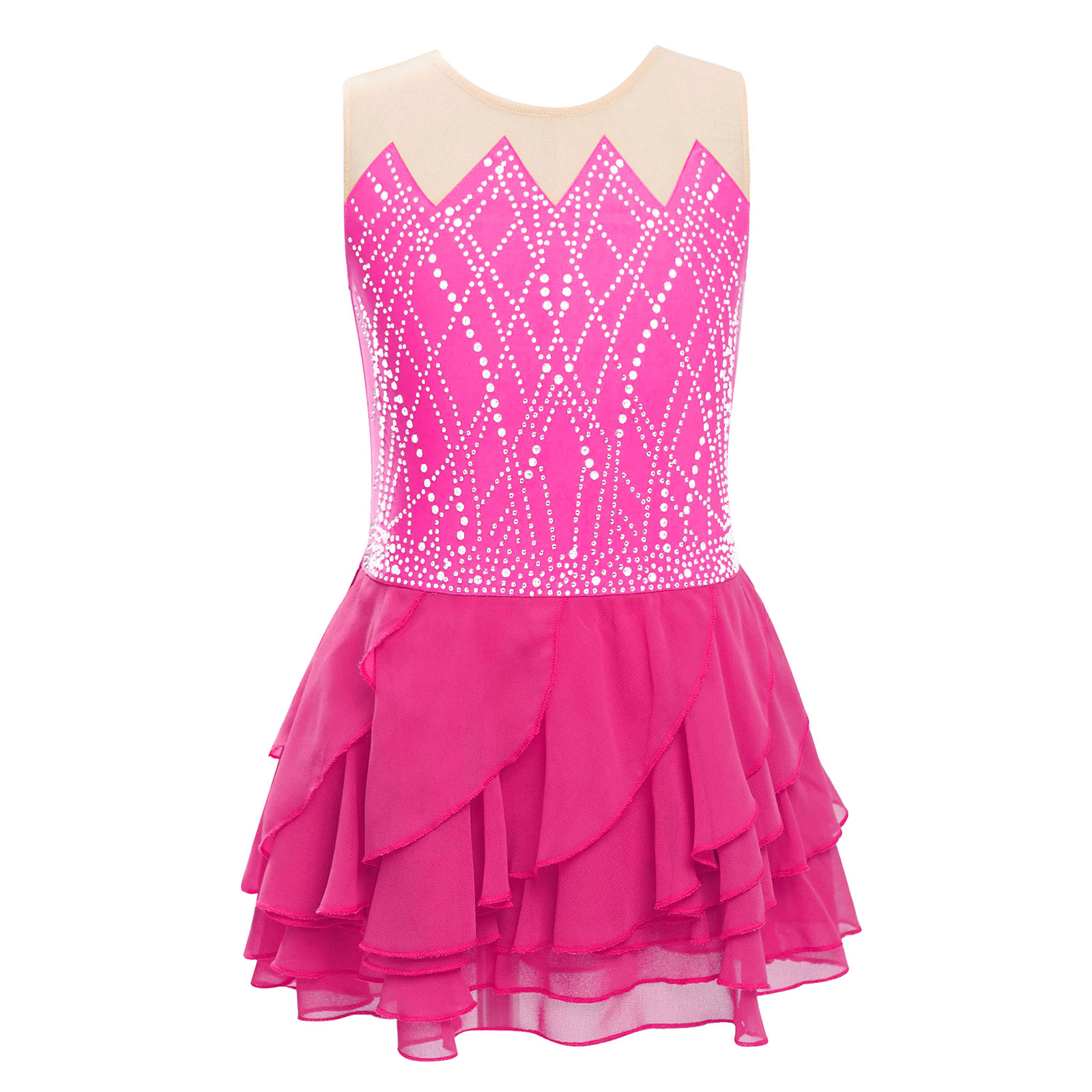 Girls Mesh Figure Skating Dres - огляд і ціна Street Fashion Kids