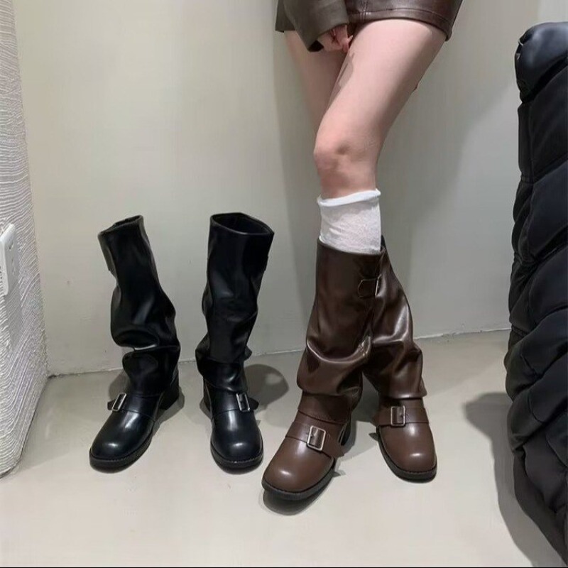 2025Woman Boots Knee High Plat - огляд і ціна Street Fashion Trend 2025