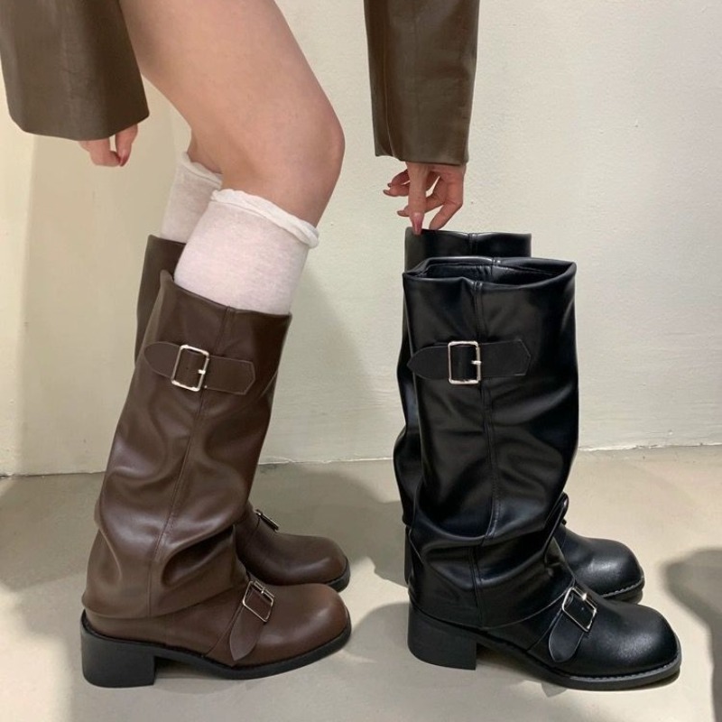 2025Woman Boots Knee High Plat - огляд і ціна Street Fashion Trend 2025