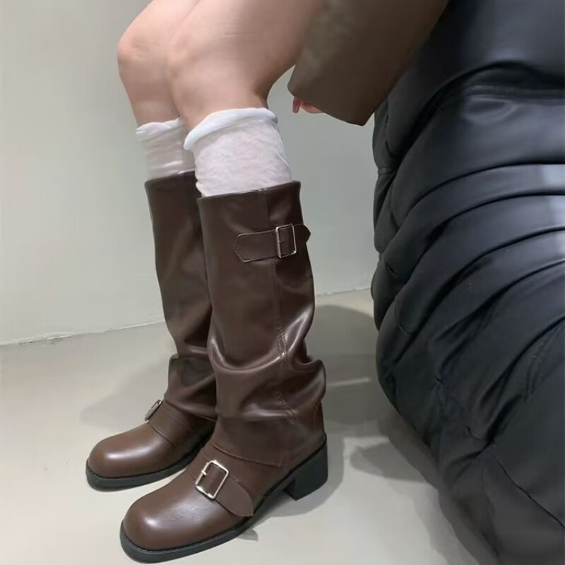 2025Woman Boots Knee High Plat - огляд і ціна Street Fashion Trend 2025