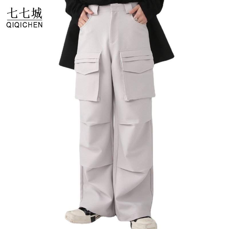 Vintage Cargo Pants Men Solid  - огляд і ціна Cargo Pant Wide