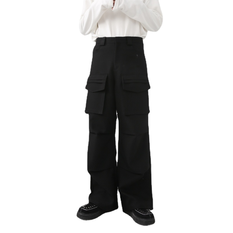 Vintage Cargo Pants Men Solid  - огляд і ціна Cargo Pant Wide