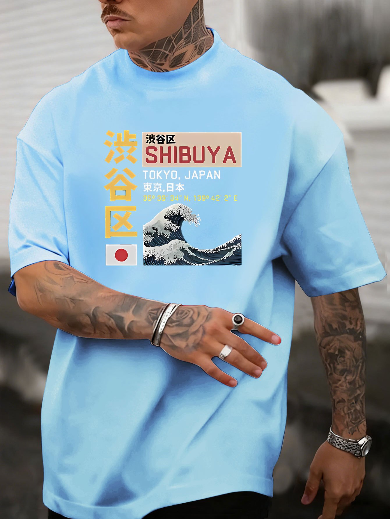 New Men's Tokyo Shibuya Printe - огляд і ціна Street Fashion Shibuya