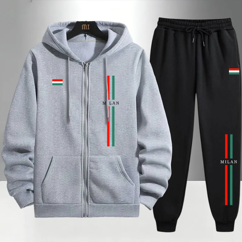 2026 Italy Printed Men's Set Z - огляд і ціна Street Fashion Outfit