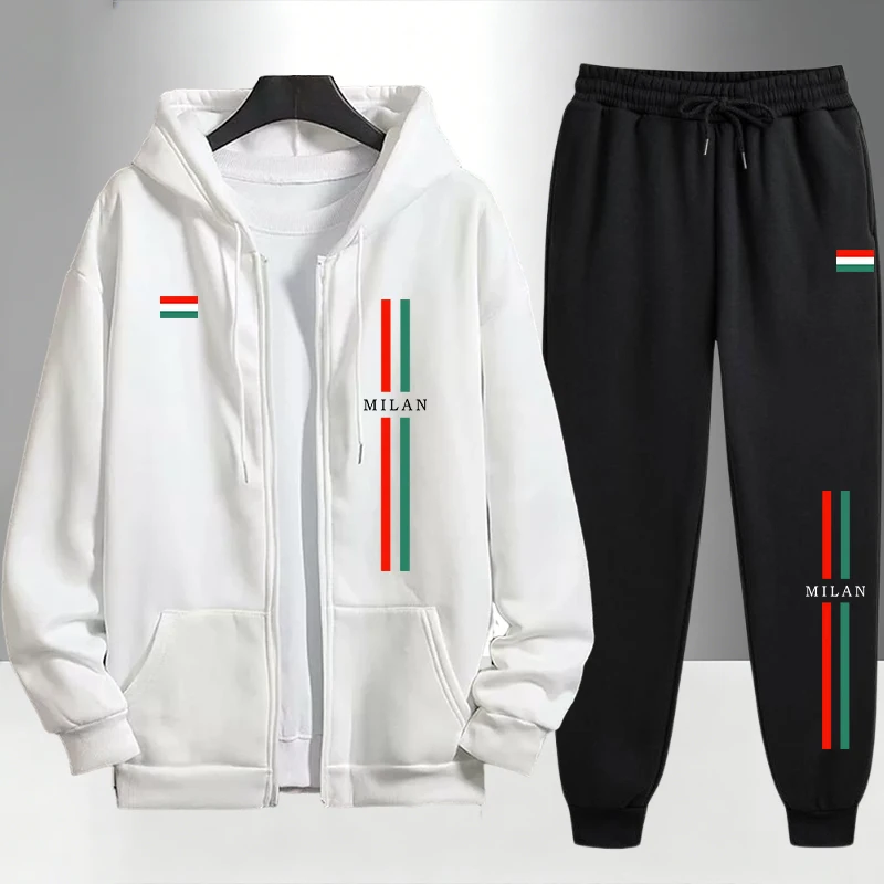 2026 Italy Printed Men's Set Z - огляд і ціна Street Fashion Outfit
