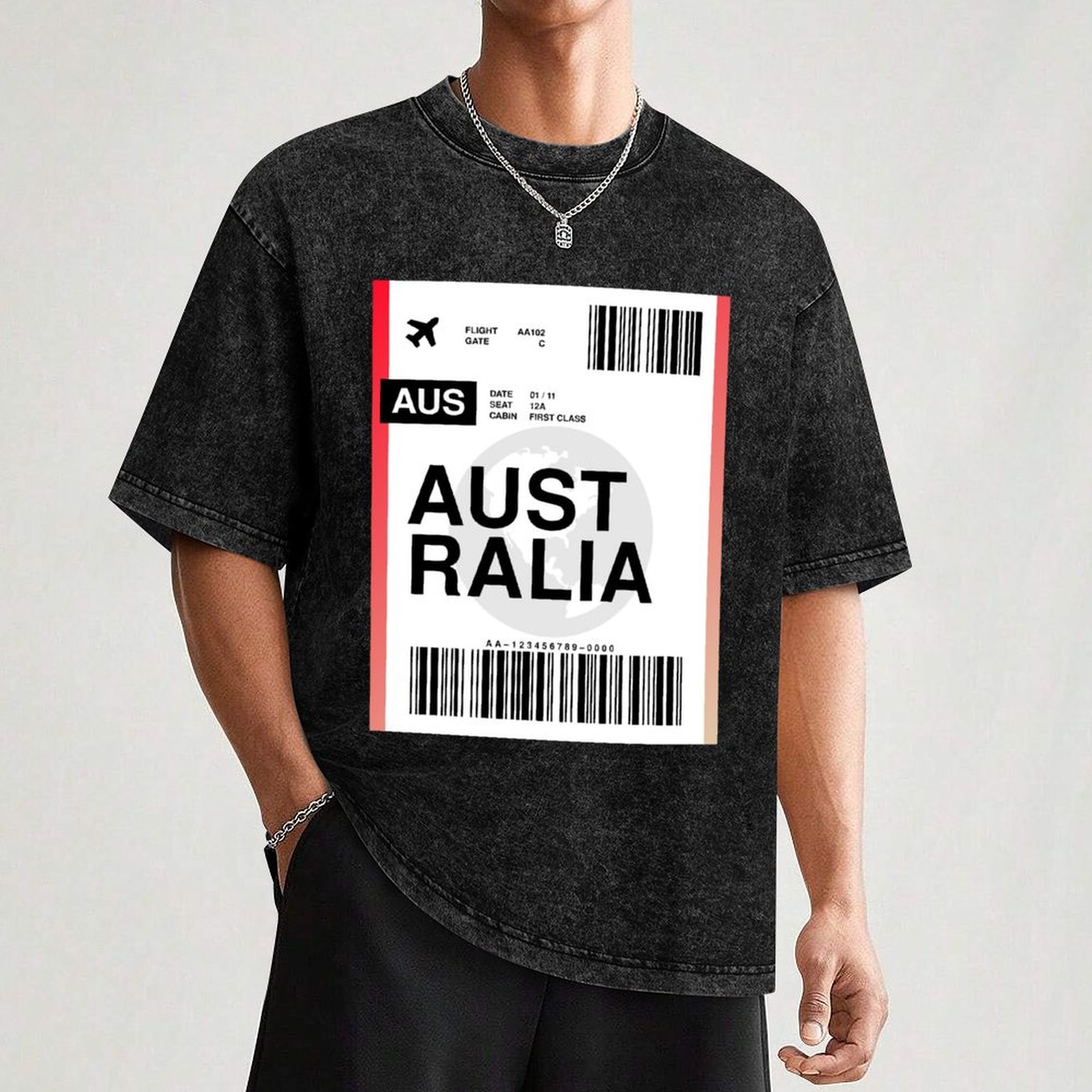 Australia Boarding Pass T-Shir - огляд і ціна Street Fashion Australia